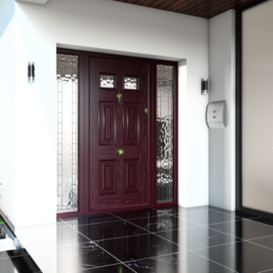 Palladio Entrance Door 1Burgundy