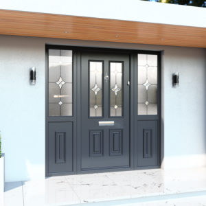 Palladio Entrance Door 6-Antgrey
