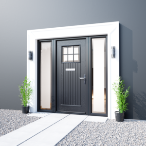 Palladio Entrance Door 2 Ant Grey